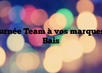 Journée Team à vos marques à Bais